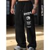 Pantaloni della tuta Pantaloni High Street Uomo Harajuku Y2K Oversize Sportivi Invernali Autunnali Pantaloni dritti Super Belli da Uomo