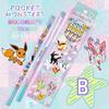 Showa Note Writing Pencil Pastel 302729005 Pokémon Pencil, B, Flake,