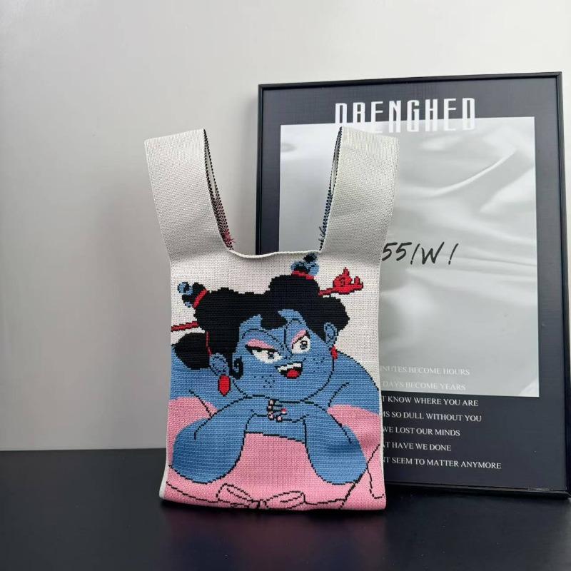 

Новая праздничная вязаная сумка для мобильного телефона серии Nezha, персонализированная универсальная сумка-мессенджер, сумка высокого класса