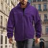Neue Herren Fleece Polarfleece Jacke Frühling Herbst und Winter Outdoor Reißverschluss Stehkragen Jacke