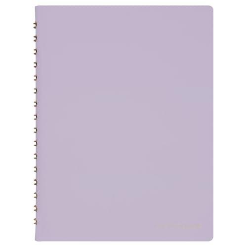 Maruman Septcouleur A6 Grid Notebook 100 Sheets Graceful Lilac 3mm Grid Twin Wire N769-10