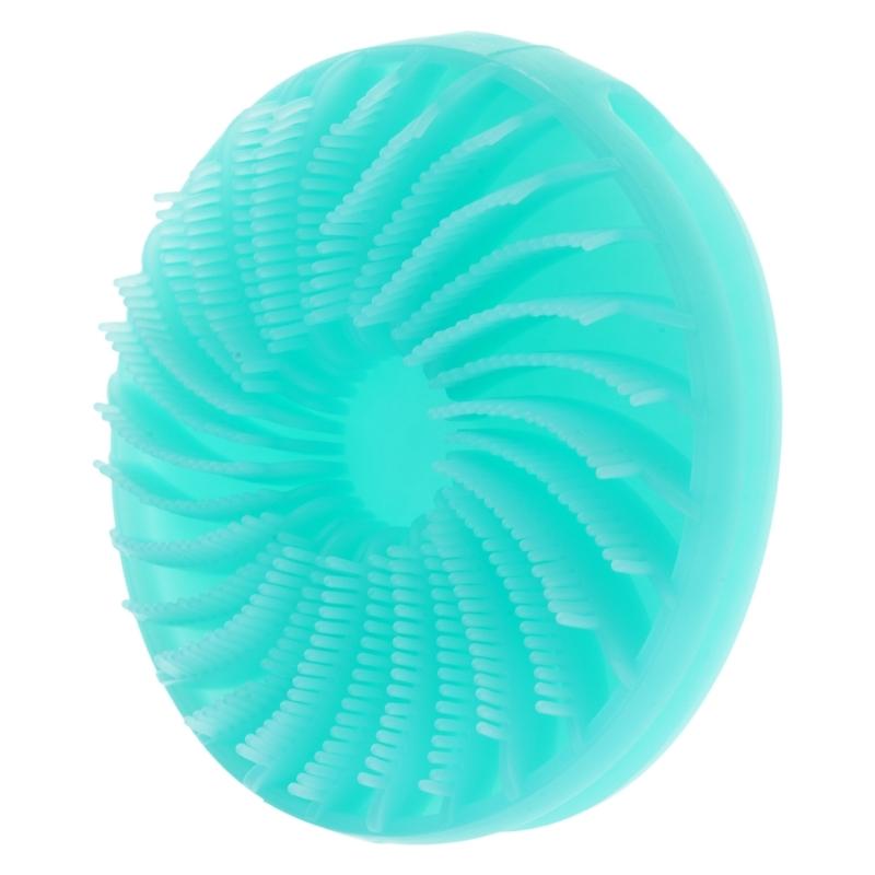 Double Sided Silicone Bath Brush For Gentle Exfoliation And Deep Cleansing With Ergonomic Handle