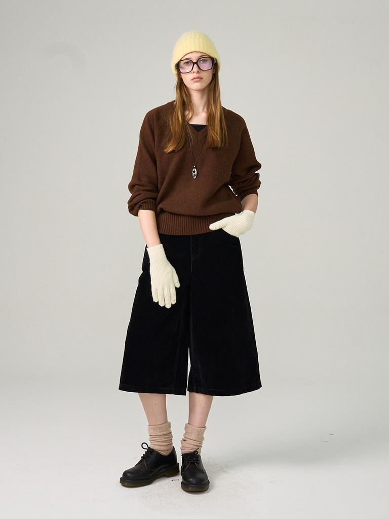 HUNCH Basic V-Neck Knitwear (3Colors)