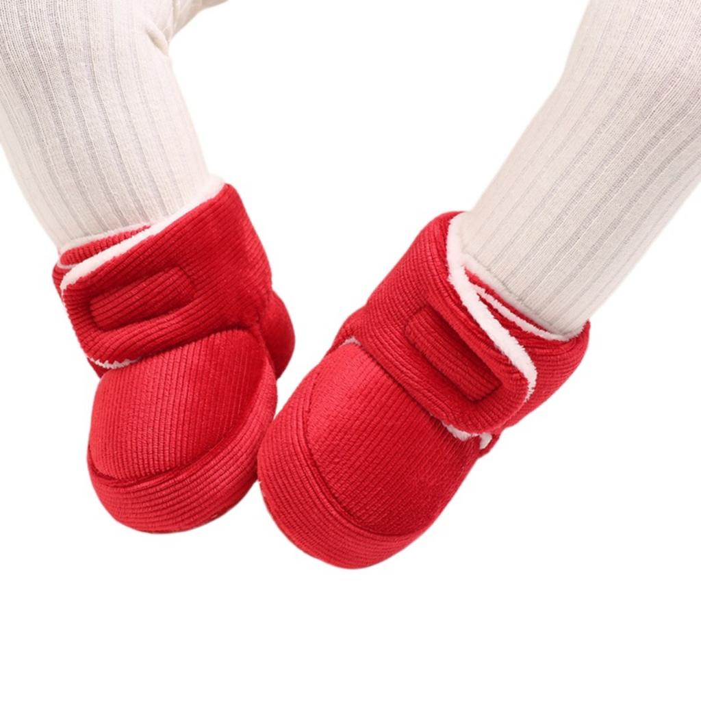 Baby Winter Baumwollschuhe Niedlich -Gefüttert Dick Warm Stiefelchen für Kleinkinder Jungen Mädchen