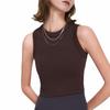 Autumn and Winter New Seamless Can Be Worn Outside Sports Underwear Vest Shockproof Fitness Yoga Clothes Bra Top One-Piece Cup
