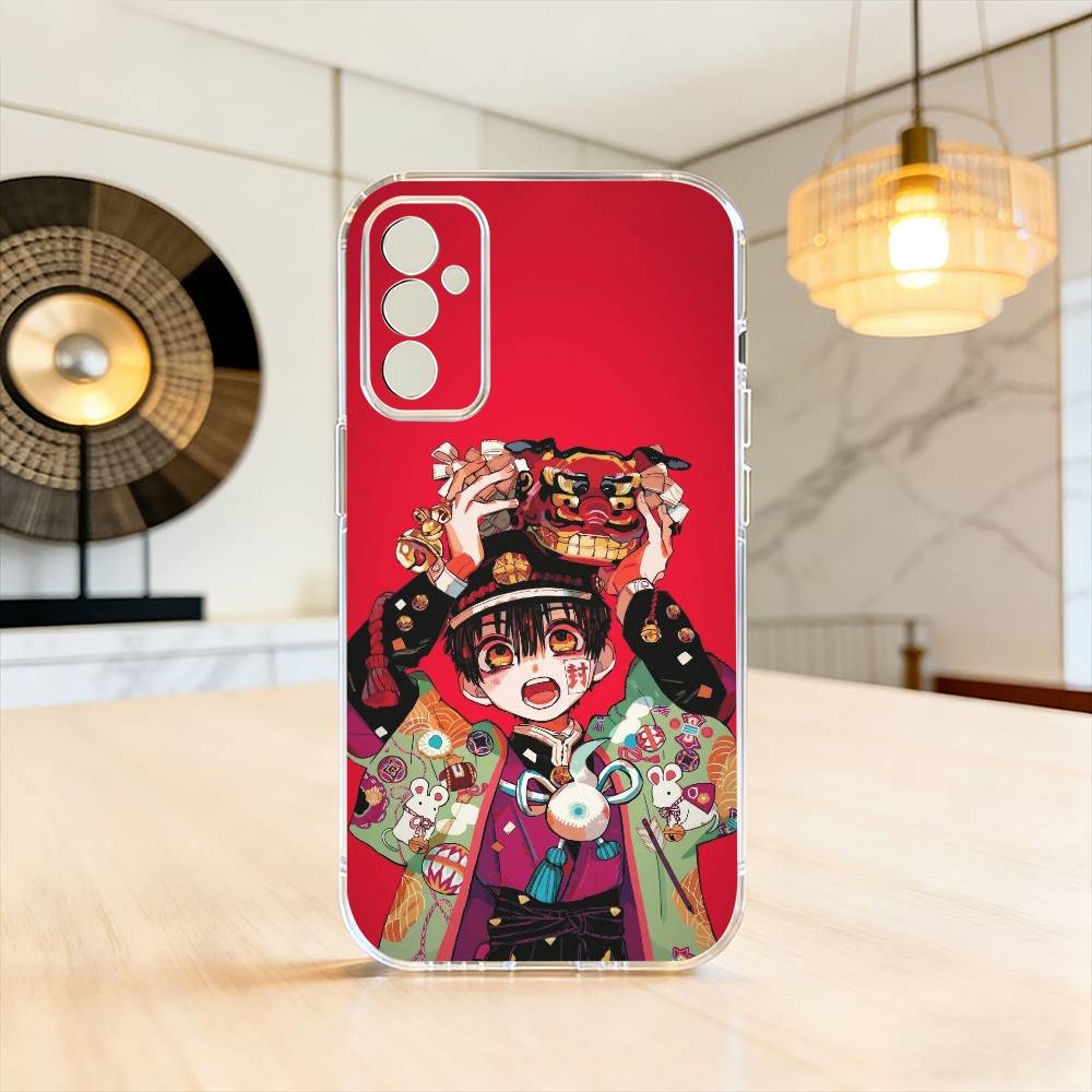 

Туалетный Ханако-кун Милый Аниме Чехол для Телефона Для SamsungA10,12,20,21S,30,31,40,50,51,52,70,71 Прозрачный Чехол Samsung a21s