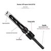 Electric Hammer Square Shank Drill Bit for Woodworking - Two Holes & Grooves