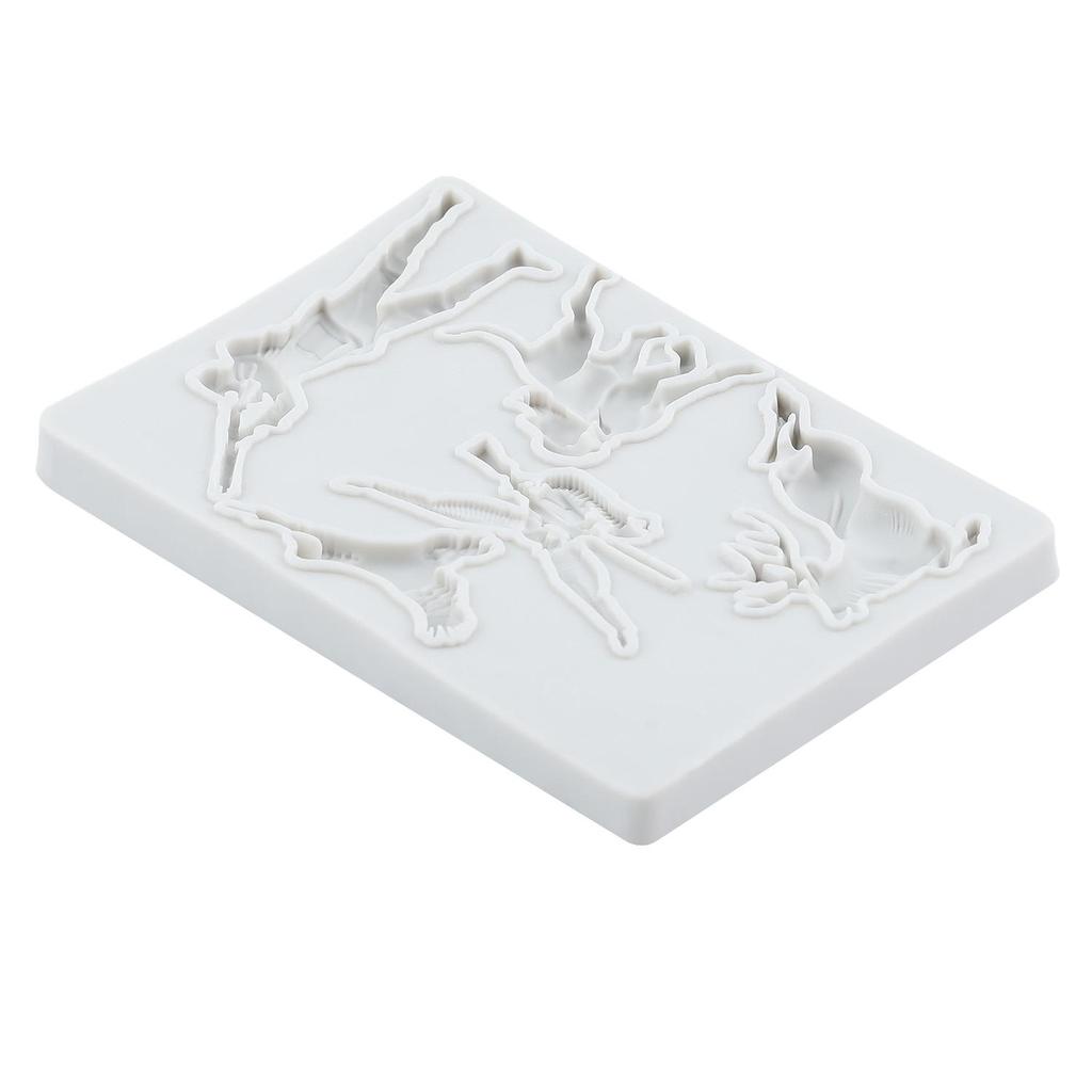 Hunter Animals Silicone Molds Deer Dog Owl Bird Fondant Mold Cake Decorating Tools Cupcake Topper Chocolate Candy Craft Gum Paste Polymer Clay