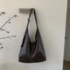 Retro commuter bag women's new fashion tote bag versatile casual large-capacity shoulder messenger bag