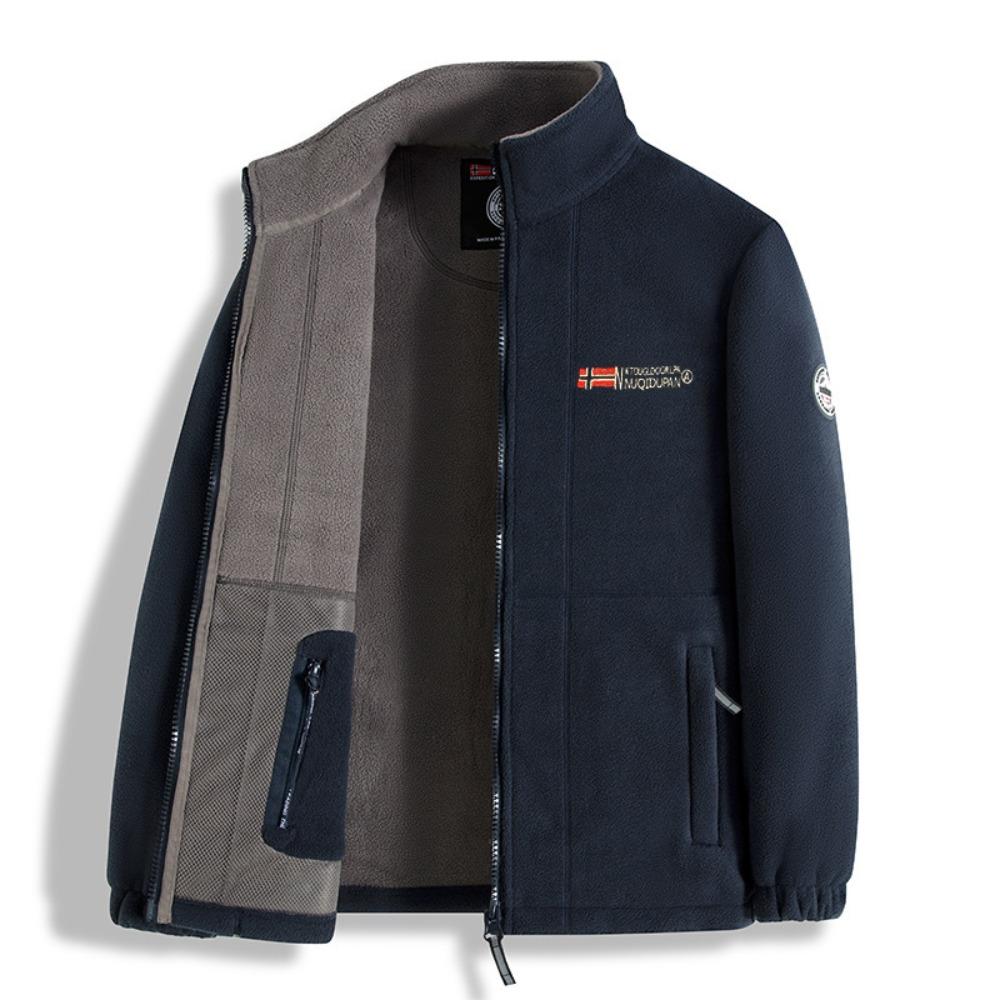 Men Winter Jacket New Arrival Polar Fleece Outwear Thick Fleece Lined Outdoor Man Autumn Jacket Coat
