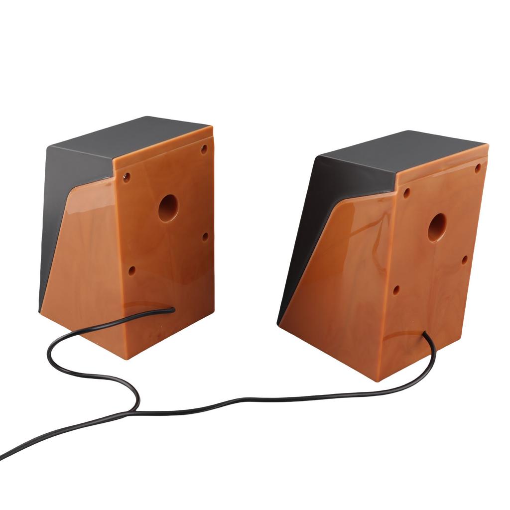 PC Speakers HiFi Deep Bass Adjustable Volume Plug and Play Desktop Speakers for TVs Computers Laptops Phones