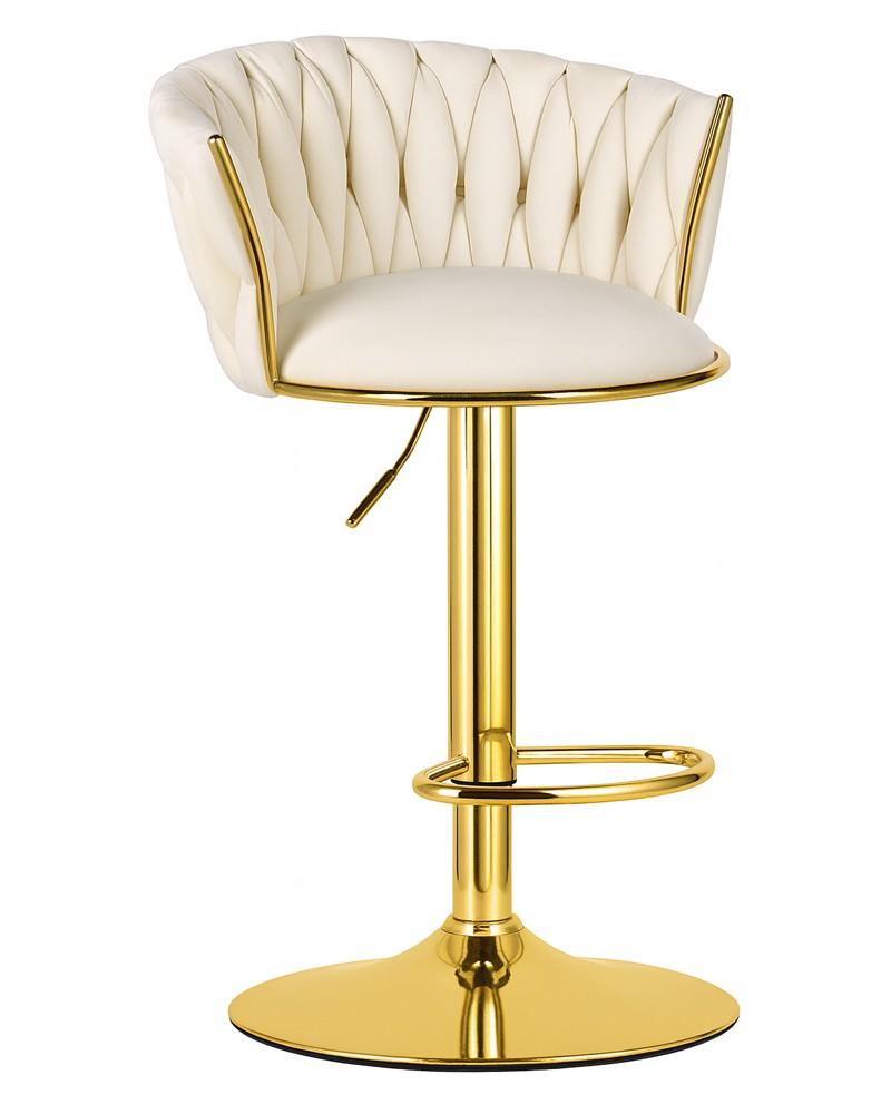 MIG stool - beige / gold base x 1