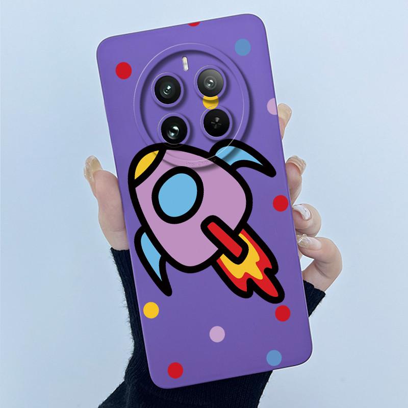Case For Realme 12 Pro Plus 12 Plus 12X 5G Phone Case Cartoon Pretty Flower Liquid Silicone Soft TPU Protective Cover Shell Capa