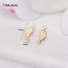 14K Gold Plated Brass Leaves Connector,Bulk Charms For Jewelry Making Supplies,Leaf Charms DIY Handmade Crafts Wholesale