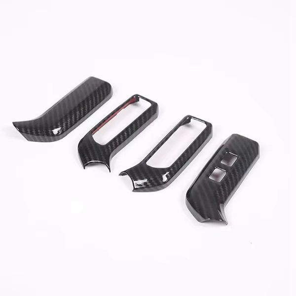 

Turn Signal & Wiper Stalk Decorative Shell Set, Carbon Fiber Pattern, ABS Material, OC19290 None