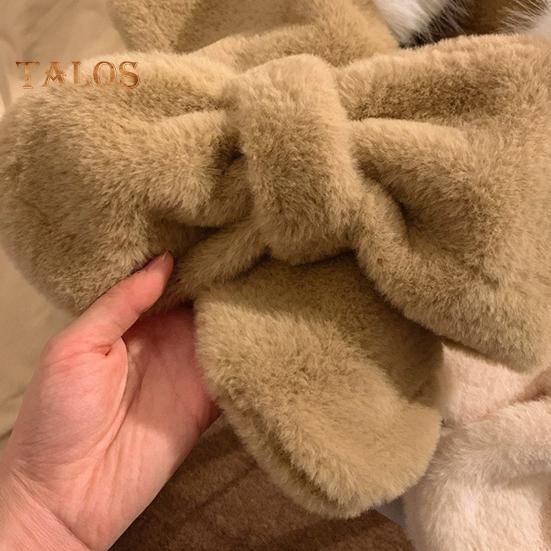 Kvinner Vinter integrert lue og skjerf tykk fleece varm tegneserie bjørn øredekor vindtett full beskyttelse utendørs reise i kaldt vær Snowboard