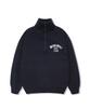 MINIMALPROJECT Half-Zip Turtleneck Knit Mnt115 [Navy]