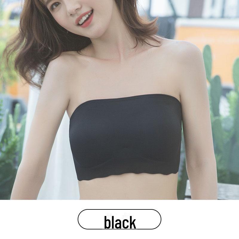 "Top bez ramínek s push-up efektem": Protiskluzové, Bez kostic, Krásný design zad"