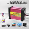 Car RV Truck Trailer Power Inverter Auto Camping Multifunctional Battery Converter USB Voltage Transformer 220W Supply Inverter