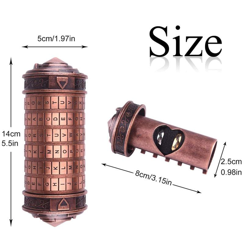 IQ Puzzle Game Romantic And Interesting Gift Retro Toy Combination Lock