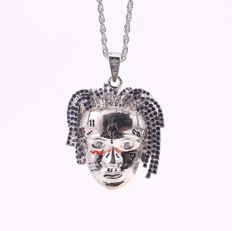 Trendy Hip Hop Men's Face Necklace - Creative & Stylish Jewelry
