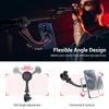 Magnetic Music Stand Phone Holder with Fitness Bike Clip, Smartphone Arm Stand with 360° Rotation, Compatible with iPhone 15, 14, 13, 12, Pro, Max,