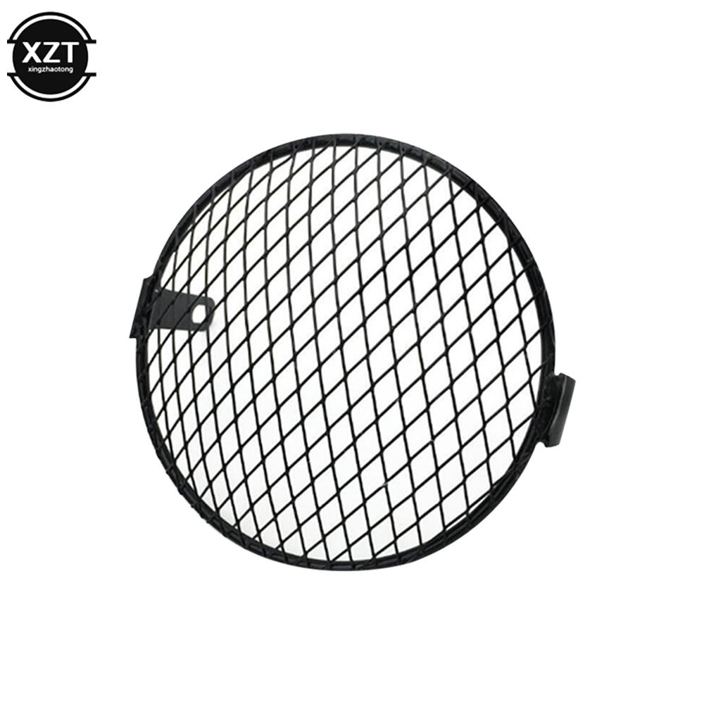 6.5 " Motorcycle Universal Vintage Headlight Protector Retro Grill Light Lamp Cover For Harley Ducati Chopper Yamaha Cafe Racer