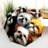 A Group of Dogs  pattern, automatic folding umbrella, portable and foldable design, 8 ribs, a Christmas or birthday gift.