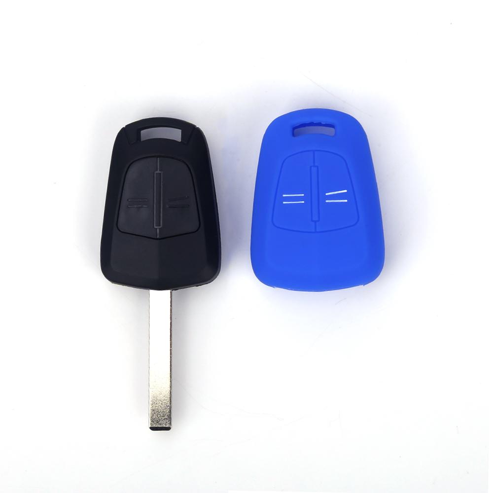 2 Button Silicone Remote Car Key Case Cover Holder For Opel Corsa D ASTRA H Meriva Vectra Zafira Signum Agila