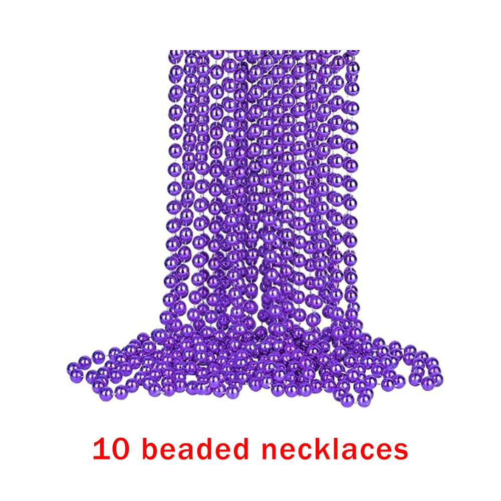 Mardi Gras Accessories Stage Costume Set Props Hats Masks Headbands Beaded Necklaces Sunglasses Socks Halloween Prop Decorations