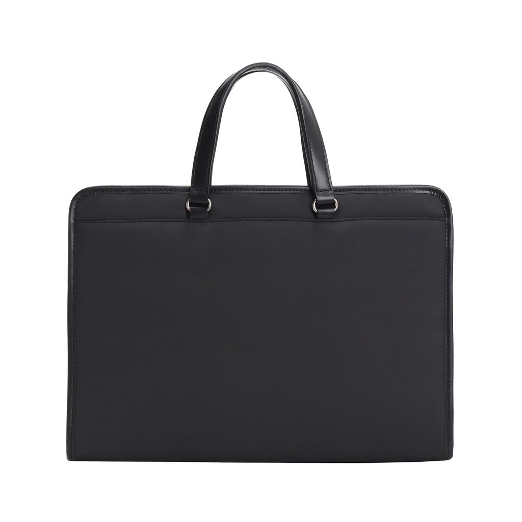 Mackintosh Philosophy Men's "Balminic" Briefcase, B4 File Compatible, 14.0-inch Capacity, Freestanding, with Shoulder Strap, No. 17656