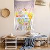 Japan Anime Sumikko Gurashi Wall Tapestry Hanging Tarot Hippie Wall Rugs Dorm Wall Hanging Sheets