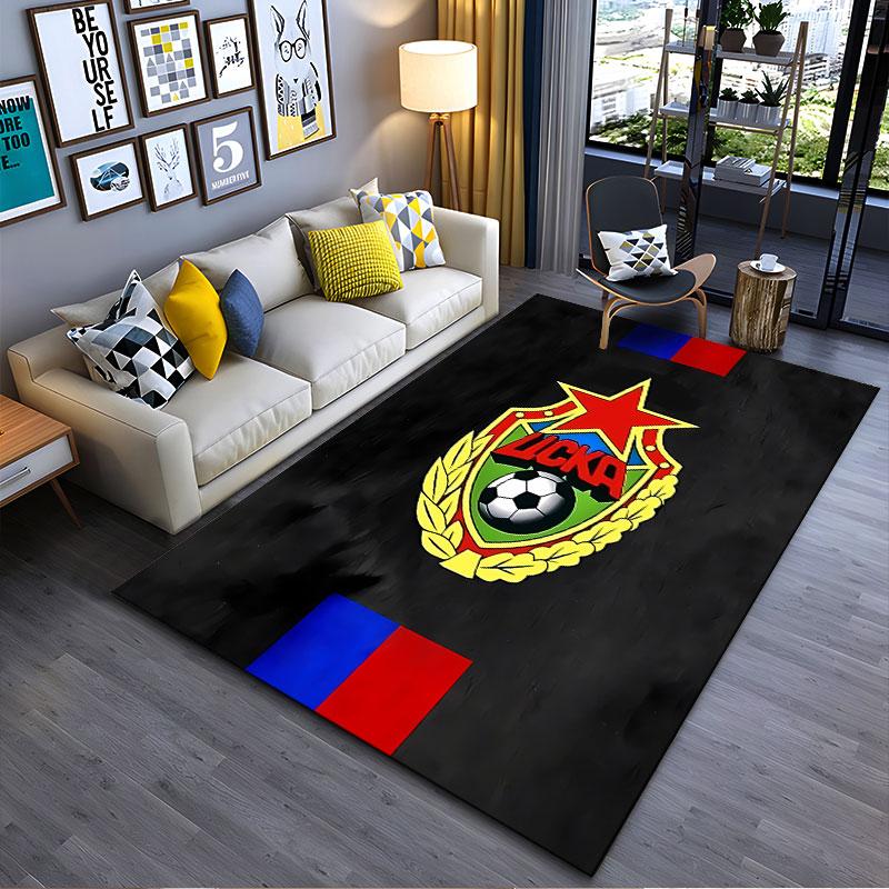"CSKA Logo Carpet Design" suitable as a non-slip mat for the living room or bedroom sofa