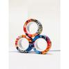 3pcs Finger Magnetic Rings Colorful Fidget Toy Set Adult Magnets Spinner Rings for Relieve Stress Anxiety Relief Therapy