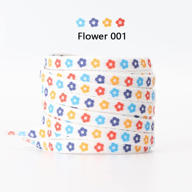 Colorful Mandarin Duck Powder Green Shoe Laces Af1 Ice Cream Shoelaces for Sneakers Flowing Shoelace Flower Ins Shoes Strings