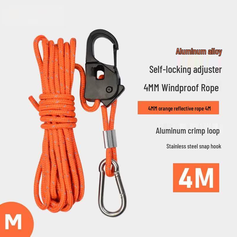 OEING Camping Tarp Wind Rope Adjuster Kit