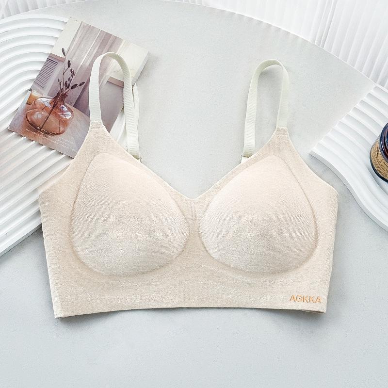 

Осенне-зимний бесшовный бархатный бюстгальтер с поддержкой под грудью - Роскошный комфорт M