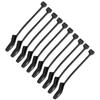 10pcs Carp Fishing D Rig Kickers Hook Line Aligners for Ronnie Rigs End Tackle