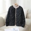 Women's 90 White Duck Down Lightweight Short Jacket, Korean Style, Round Neck, for Autumn/Winter 2024