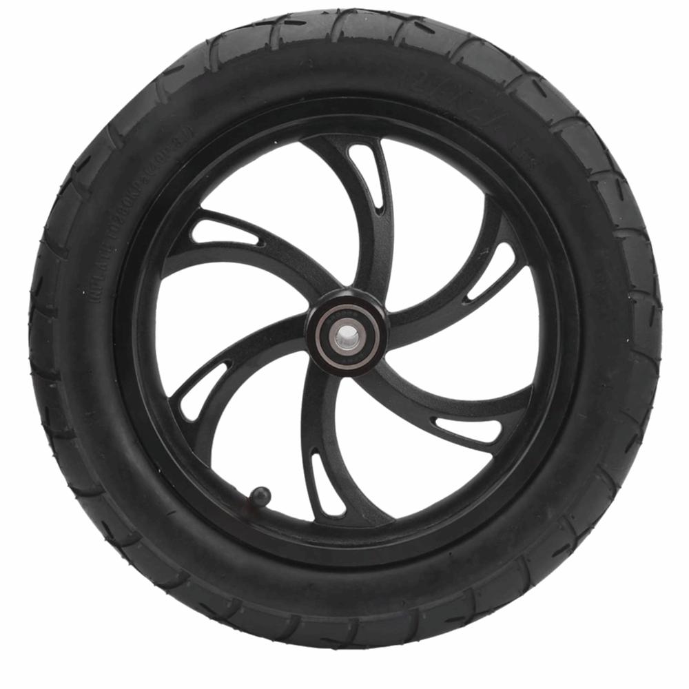 Aluminum Alloy Hub Electric Scooter Wheel 12 1/2X2 1/4 Size Rubber Tyre Wheel  Electric Scooter Use