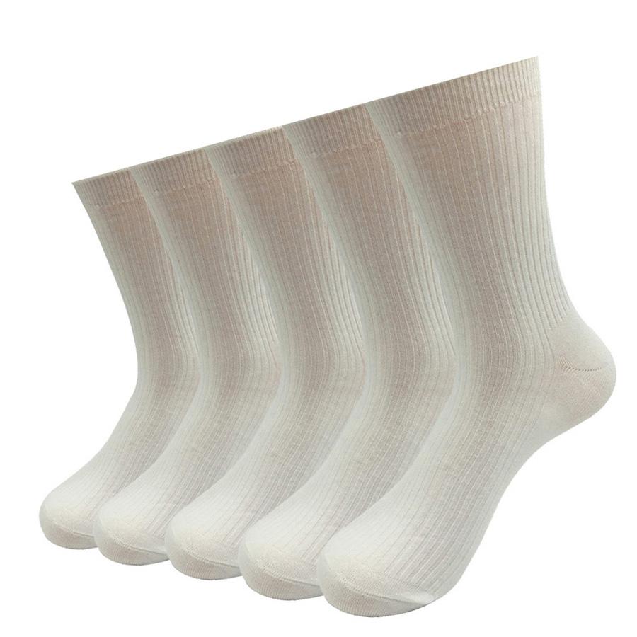 5 Paare/Lot Kleidersocken Herren Gestreift Lang Hohe Qualität Baumwolle Atmungsaktiv Business-Socke Männlich Ehemann Vater Geschenk 14 Stile