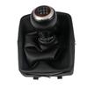 5/6 Speed Car Gear Shift Knob With Gaitor Boot Cover For Volkswagen VW Polo 9N 9N2 2002 2003 2004 2005 2006 2007 2008 2009