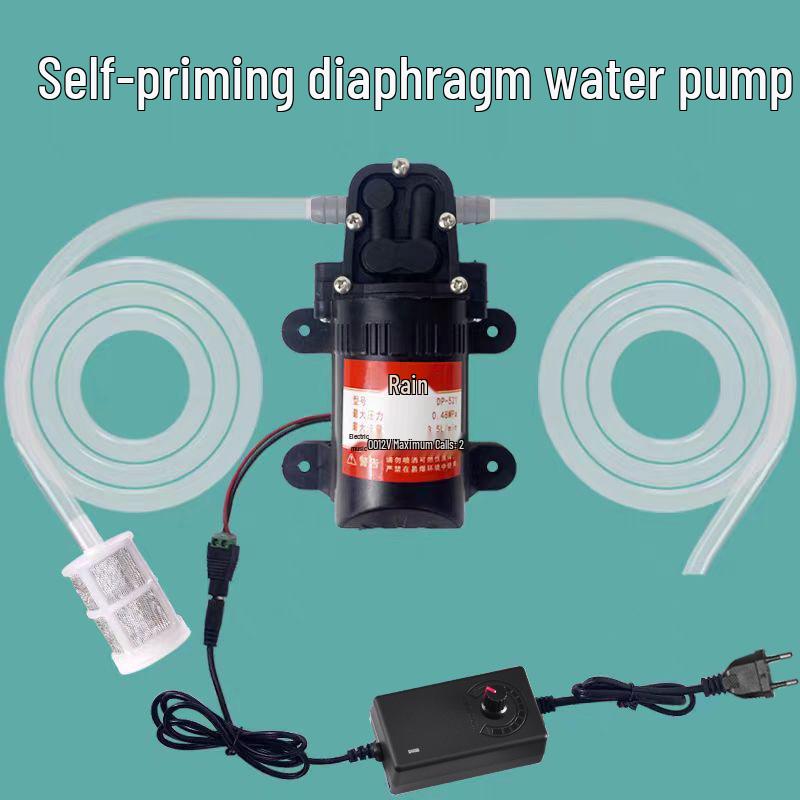 Mini Electric Self-Priming Diaphragm Water Pump for Home Purification and Boosting