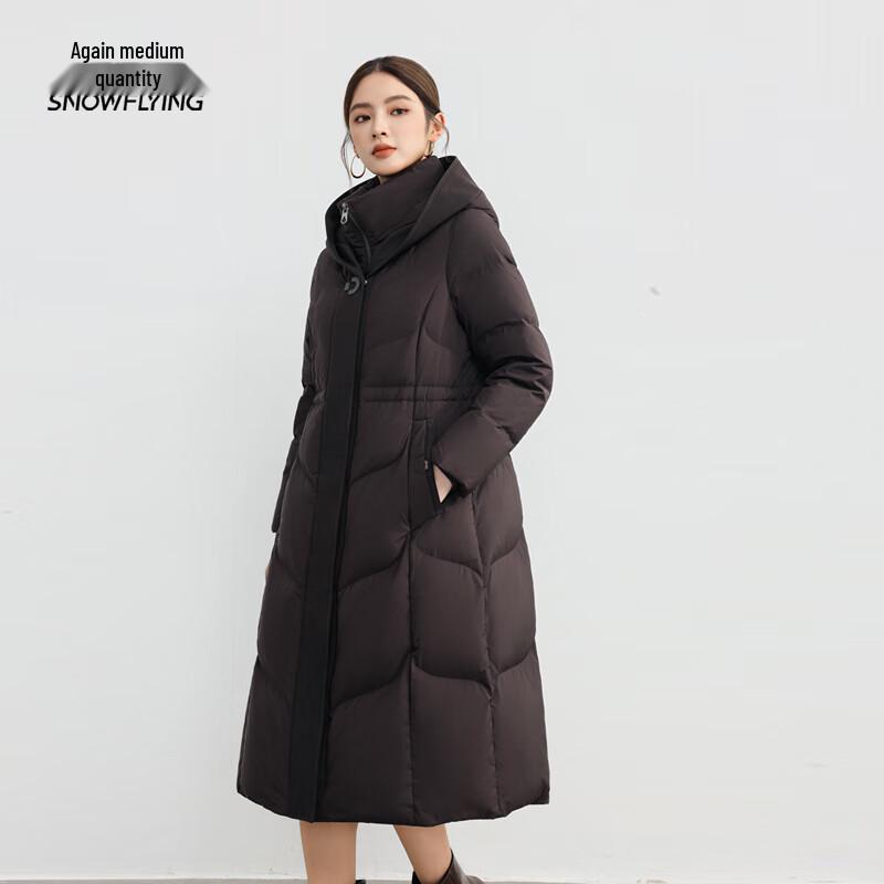 

Xuezhongfei Women s Mid-Length Hooded Duck Down Jacket M