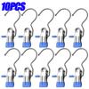 5-30pcs Stainless Steel Clothespins Laundry Clothes Pegs Hook Portable Hanging Clothes Clip Wardrobe Clothes Organizer Hanger