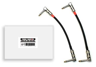 MOMO Belden 8412 Patch Cable 20cm L-L Black 2pcs