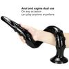 Black PVC Dildo Masturbator Sex Toy Butt Plug Adult Sex Toys Strap On Penis Big Dick