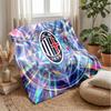 AC Milan Theme blanket Soft Flannel Blanket Plush Throw Blanket Cozy Sofa Bed Blanket for Home Decor