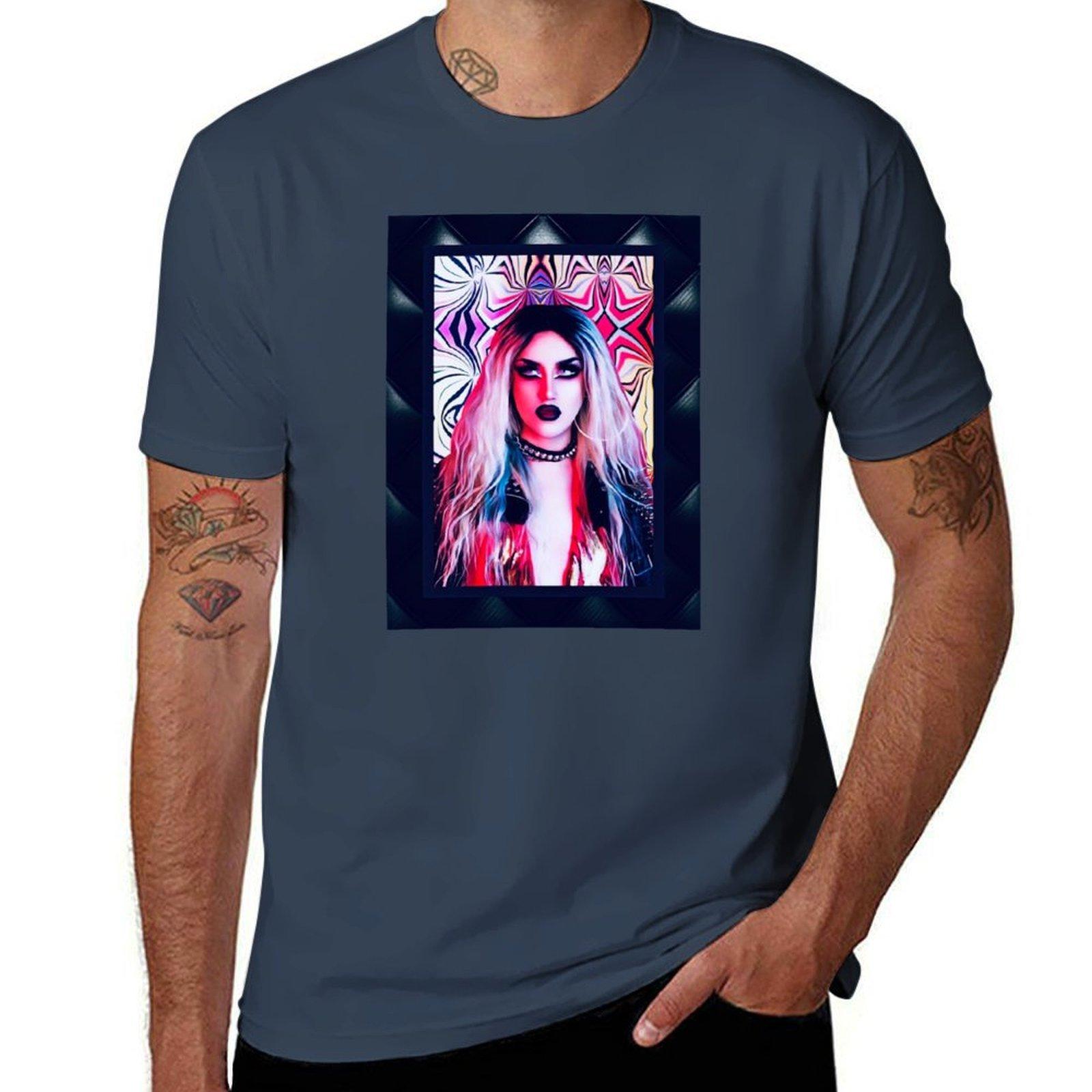 Adore Tshirt All Match Print Short Sleeve Top S