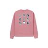 Li Ning Skateboard Sweatshirts Unisex Pink Crew Neck Thickened Regular AWDR825-4